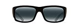 Maui Jim World Cup w/ Patented PolarizedPlus2 Lenses Polarized Lifestyle Sunglasses, Matte Black Rubber/Neutral Grey Polarized, Large