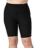Terry Women's Touring Bike Short/Plus - Women's Padded Compression Cycling Shorts - 9 Inch Inseam - Black - 2X Plus