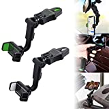 cdbz 360 Rearview Mirror Phone Holder for Car Universal Car Phone Holder Vehicle Back Seat Mobile Phone Holder Suitable for Most Mobile Phones 2 Pieces