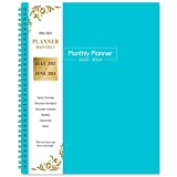 24 Months Planner from July 2023 to June 2024, 9.2'' x 11.4'', Monthly Planner with Inner Pocket - Blue