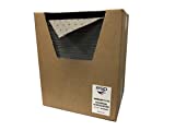 Spilfyter XMBGPF1310 Extra Heavy Absorbent,12 Gal Capacity, Polypropylene, Gray Pad (13" x 10") 100/Box