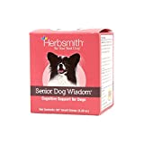 Herbsmith Senior Dog Wisdom  Dog Dementia Supplement  DHA for Senior Dog Brain Health - Senior Supplement for Dogs- 60ct Small Chews