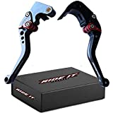 RIDE IT Short Brake Clutch Levers for CBR600RR 2007-2022,CBR1000RR 2008-2021,CB1000R/Neo Sport Cafe 2018-2021-Black Shorty Handle Levers