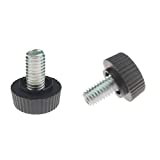 20-Piece M5 Thumbscrews Threaded Knurled Thumbscrew Grip Knobs Thumb Screw for Machinery Latche with Storage Case (M5 x10)