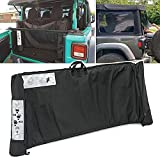 Soft Top Window Storage Bag fits for 2018 2019 2020 2021 Jeep Wrangler JL JLU Sports Sahara Freedom Rubicon Unlimited 2 Door & 4 Door Replace Oem 68358392AC