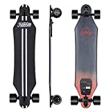 Teamgee H5 37" Electric Skateboard, 22 MPH Top Speed, 760W Dual Motor, 11 Miles Range, 14.5 Lbs, 10 Layers Maple Longboard with Wireless Remote Control