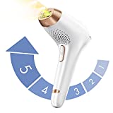 COSBEAUTY IPL Hair Removal for Women and Men, Permanent Painless Laser Hair Remover Device, FDA Cleared, At Home Use for Face and Whole Body,3 Treatments Heads (White)