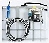 ArmorBlue TD1 Pump Kit 115v for Diesel Exhaust Fluid (DEF) | Tote and Drum Compatible | Includes DEF Pump, Coupler, Flow Meter and Stainless Steel Auto Nozzle | DEF Tote Pump Kit