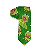 Men's Elegant Skinny Ties Necktie Casual & Formal Suit Ties, Wedding Party Groomsmen Gentlemen Tie Necktie, Funny Frog Thin Necktie Gifts for Boys Teen Youth