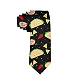 Tie Funny Neckties Colorful Taco Tuesday Party Fashion Wide Novelty Neck Ties For Men teen