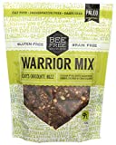 BeeFree Warrior Mix Gluten Free Granola - Soft Chunky Granola Bites | Paleo Granola, Keto Granola, Low Carb, Grain Free, Preservative Free, Oat Free | Granola for Yogurt, Keto Snack, Low Calorie Snacks | Clays Chocolate Buzz, 9 Ounce Bag