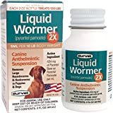 Durvet 2x LIquid Wormer, 2 oz, For Puppies and Adult Dogs