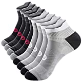 No Show Compression Socks for Men and Women (4 Pairs), Low Cut Running Ankle Socks with Arch Support for Plantar Fasciitis, Cyling, Athletic, Flight, Travel, Nurses