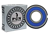 (4 Qty) PGN - 99502HNR Snap Ring & Sealed Ball Bearing, 5/8"x1-3/8"x7/16", Replacement for Go Kart, Wheel Hub, Mini Bikes, and Lawn Mowers