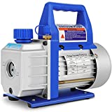 GYZJ 3.5 CFM Rotary Vane Economy Vacuum Pump 1/4HP Single Stage for A/C HVAC Refrigerant Recharging Auto Repair R410a R134 with Oil