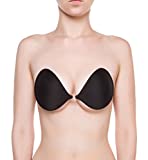 NuBra #S900 Super Padded Adhesive Bra #S900 (Black, B)