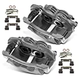 A-Premium Disc Brake Caliper Assembly with Bracket Compatible with Chevrolet Silverado 1500 Suburban Tahoe Avalanche GMC Sierra 1500 Yukon Cadillac Escalade 2000-2007 Rear Left and Right Side 2-PC Set