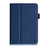 Fintie Folio Case for Fire HDX 7 - Slim Fit Leather Standing Protective Cover with Auto Sleep/Wake (Will only fit Kindle Fire HDX 7" 2013), Navy