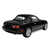 Sierra Auto Tops Convertible Top Replacement for Mazda Miata MX5 1990-2005, Stayfast Canvas, Black