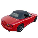 Sierra Auto Tops Convertible Top Replacement for Mazda Miata MX5 1990-2005, Cabrio Vinyl, Black