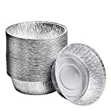 10-Inch Aluminum Dutch Oven Liner Pans | Disposable Cake Pan and Extra Deep Aluminum Foil Pans for Baking, Freezing, and Storage | Durable Aluminum Round Baking Pans | 10 Count