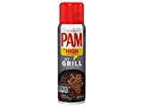 PAM No-Stick Cooking Oil Spray especially for GRILLING with High Temperature Formula, 5 oz - Made with 100% Natural Vegetable Oil ! Great fot less or Fat-Free Cooking!
