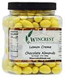 Lemon Creme Chocolate Almonds - 1.5 Lb Tub