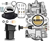 YFM350 Carburetor for Yamaha 1987-1990 & 1992-1995 Moto-4 350 YFM350/1987-2004 Warrior 350 YFM350/1987-1998 Big Bear 350 YFM350/1996-1998 Kodiak 400 YFM400/1995 Wolverine 350 YFM35F +Intake Manifold