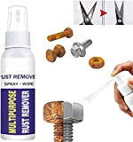 30ml/100ml Rustout Instant Remover Spray, Multipurpose Rust Remover Spray for Car Detailing, Rust Inhibitor Remover for Car Maintenance Cleaning Metal Repair (White, 30ml-1Pcs)