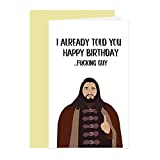 Nandor Happy Birthday Card, What Do We In The Shadows Bday Card for Boyfriend Him, Creepy Birthday Card