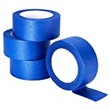 LICHAMP Blue Painters Tape 2 inches Wide, Bulk 4 Pack Original Blue Masking Tape, 1.95 inch x 55 Yards x 4 Rolls (220 Total Yards)