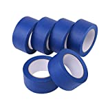 LICHAMP 6-Piece Blue Painters Tape 2 inches Wide, Blue Masking Tape Painter's Bulk Multi Pack, 1.95 inch x 55 Yards x 6 Rolls (330 Total Yards)