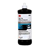 3M Super Duty Rubbing Compound 05954, Liquid Formula, High Cut Rate, 1 qt (32 fl oz/946 mL)