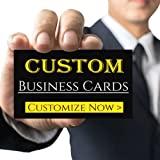 Custom Business Cards Personalized Business Cards for Small Business 300gsm Matte Paper Front & Back Sides Printed 3.5" x 2" - Custom Business Cards