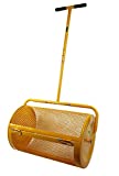 SIMPO Peat Moss Spreader Compost Spreader Lawn & Garden Spreader 24" x 16" x 52" Long Adjustable Handle