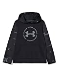 Under Armour Boys' Armour Fleece Sleeveless Training Hoodie , Black (001)/Pitch Gray , Youth Large