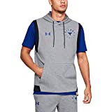 Under Armour Men's Project Rock Double Knit Sleeveless Hoodie (Large) Steel