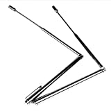 Dowsing Rod Silver, 2 Pcs Retractable divining rods Water Divining, Energy Healing, Paranormal - Detect Gold, Water, Ghost Hunting etc (Silver)