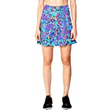 Dona Jo Official Ultimate Skirt with Built in Compression Shorts & Deep Smart Phone Pockets, Made with UVB Protection (Artsy Size 1 (0-8))