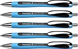 Schneider Slider Rave XB Ballpoint Pen, Box of 5, Black (132501)