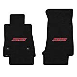 Chevy Camaro Mats 2016-ON (Charcoal, Front Mats - SS Red Emblem)