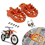 AnXin Foot Pegs Footpegs Footrests Foot Pedals Rests CNC MX For SX SXS XC EXC MXC XCW SMR FREERIDE SMC ADVENTURE ENDURO SUPERMOTO 65 85 125 150 200 250 300 350 380 400 450 500 525 530 540 560