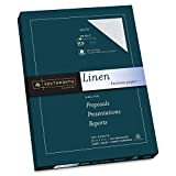 Southworth 25% Cotton Business Paper, 8.5 x 11", 24 lb/90 gsm, Linen Finish, White, 100 Sheets - Packaging May Vary (P554CK)