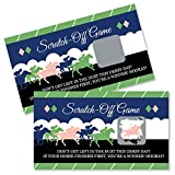 Kentucky Horse Derby - Horse Race Party Game Scratch Off Cards - 22 Count