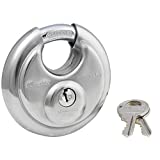 Master Lock 40D Stainless Steel Discus Padlock with Key