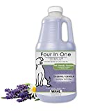 Wahl 4-in-1 Calming Pet Shampoo  Cleans, Conditions, Detangles, & Moisturizes with Lavender Chamomile  64 Oz