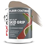 FixALL Skid Grip Anti-Slip Floor Coating, Interior/Exterior - 1 Gallon - Carmel