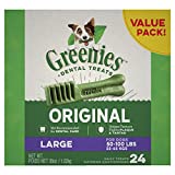 GREENIES Original Large Natural Dog Dental Care Chews Oral Health Dog Treats, 36 oz. Pack (24 Treats)