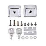 Chrome Tour Pack Pak Latch Fits For Harley DAVIDSON Touring Electra Glide 1988-1999 2000-2013