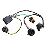 WMPHE Compatible with Headlight Wiring Harness Chevy Silverado 1500 2500HD 3500 3500HD 2007 2008 2009 2010 2011 2012 2013 2014, Lamp Wire Harness, Front Lamp Socket Wire OEM 15841609 25962806